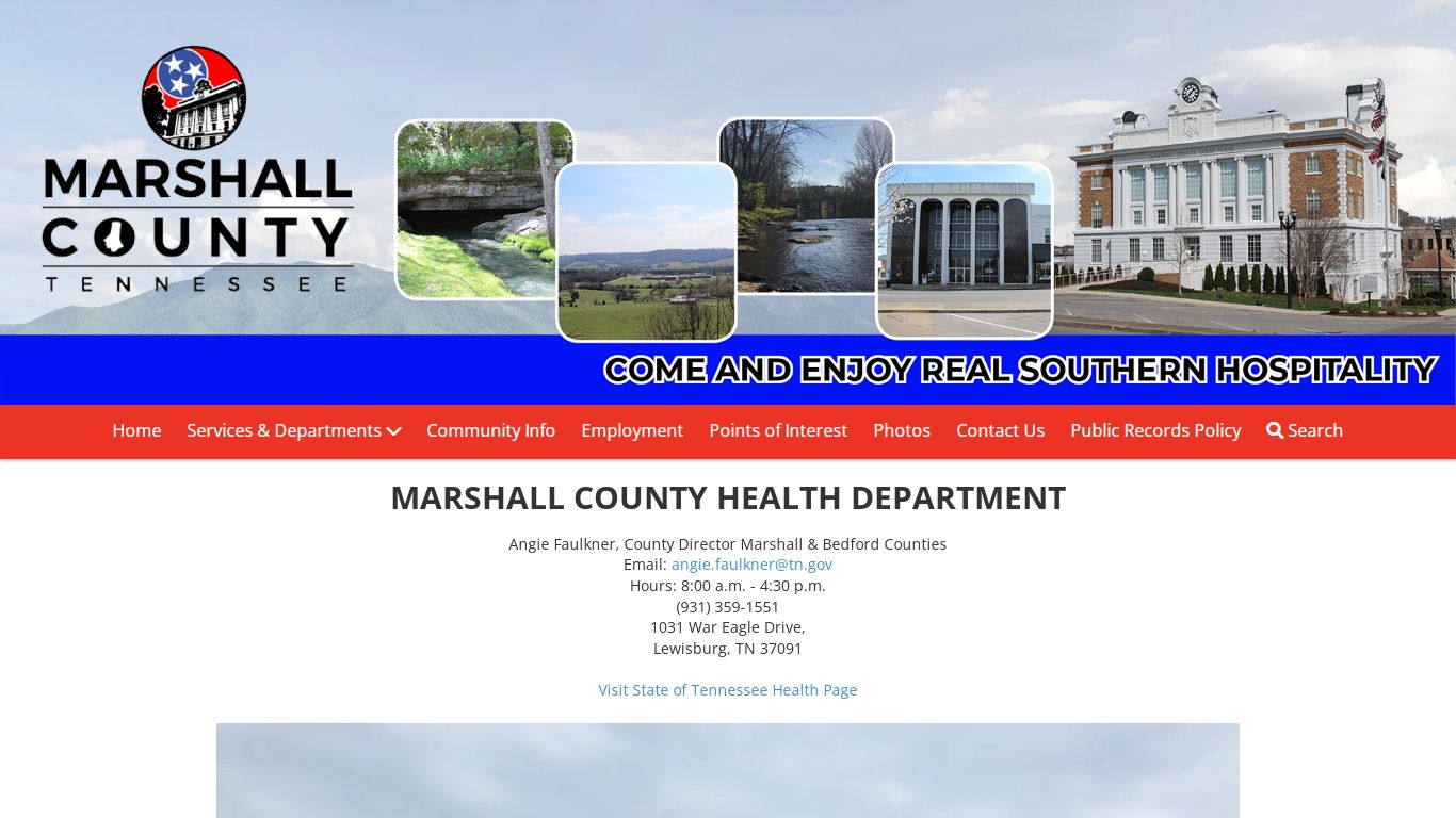 MARSHALL COUNTY HEALTH DEPARTMENT